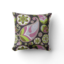 Paarse paisley patroon