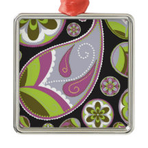 Paarse Paisley Patroon