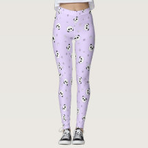 Paarse Panda's | Leggings Panda | Baby4Levensduur