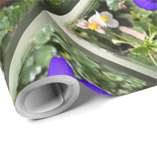 Paarse paniek cadeaupapier (Rol Hoek)