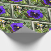 Paarse paniek cadeaupapier (Hoek)