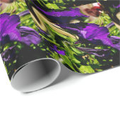 Paarse paniek cadeaupapier (Rol Hoek)