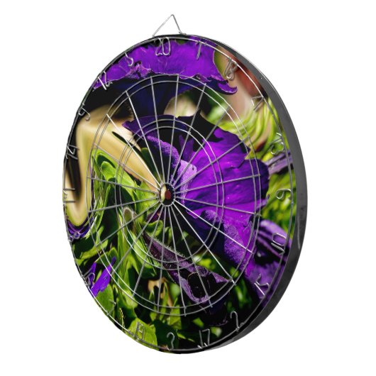 Paarse paniek dartbord (Voorkant Rechts)