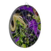 Paarse paniek dartbord (Voorkant Links)