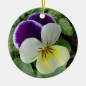 Paarse paniek keramisch ornament (Voorkant)