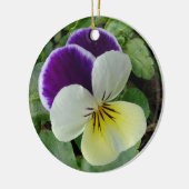 Paarse paniek keramisch ornament (Links)