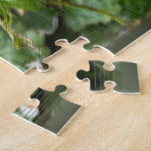 Paarse paniek legpuzzel (Zijkant)