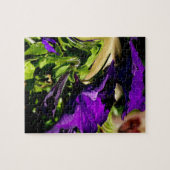 Paarse paniek legpuzzel (Horizontaal)