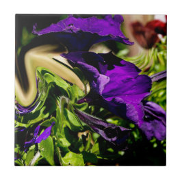 Paarse paniek tegeltje