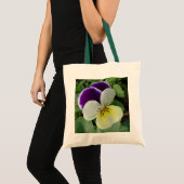 Paarse paniek tote bag (Voorkant (product))