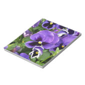 paarse paniekjes notitieblok (Linkerzijde)