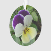 Paarse paniekjes ornament (voorkant)