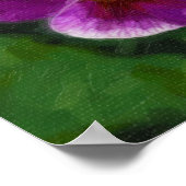 Paarse paniekjes poster (Hoek)