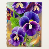 Paarse Pansies - AI ART Planner (Voorkant)