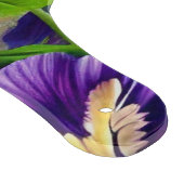 Paarse Pansies - AI ART Snijplank (Hoek)