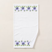 Paarse Pansies Bad Handdoek (Handdoek)