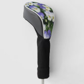 Paarse Pansies Garden Floral Golfheadcover (Schuin)