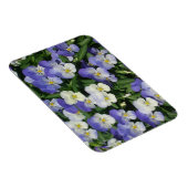 Paarse Pansies Garden Floral Magneet (Rechterzijde)