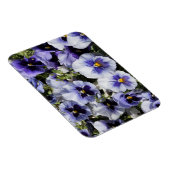 Paarse Pansies Magneet (Rechterzijde)