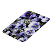 Paarse Pansies Magneet (Linkerzijde)