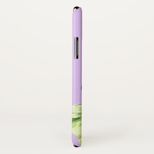 Paarse Pansies op lavenaarscel Case-Mate iPhone Case (Achterkant / rechts)