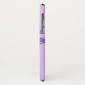 Paarse Pansies op lavenaarscel Case-Mate iPhone Case (Achterkant/links)