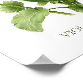 Paarse Pansies Originele Kunstafdrukken Poster (Hoek)