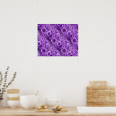 Paarse Pansies... Poster (Keuken)