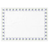 Paarse Pansies Tafelkleed (Voorkant (Horizontaal))