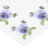 Paarse Pansies Tafelkleed (Gekanteld)