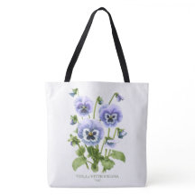Paarse Pansies -  voor Botanische Kunsten