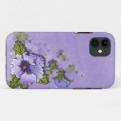 Paarse Pansy Case-Mate iPhone Case (Achterkant (horizontaal))