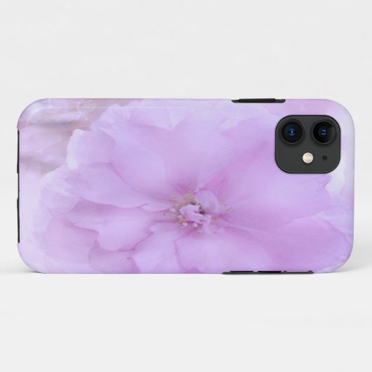 Paarse Pansy Case-Mate iPhone Case (Achterkant (horizontaal))