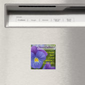 Paarse Pansy - Cheerfulness Magneet (Insitu (Vaatwasser))