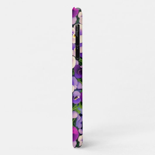Paarse Pansy Flower Telefoonhoes Case-Mate iPhone Case (Achterkant/links)