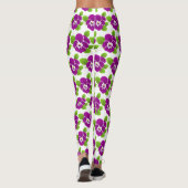 Paarse Pansy Flower Thunder_Cove Leggings (Achterkant)