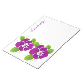 Paarse Pansy Flower Thunder_Cove Notitieblok (Schuin)