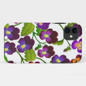 Paarse Pansy Garden Flowers iPhone 5 Hoesje (Achterkant (horizontaal))