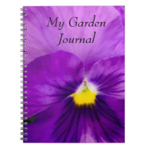 Paarse Pansy Gardening Journal