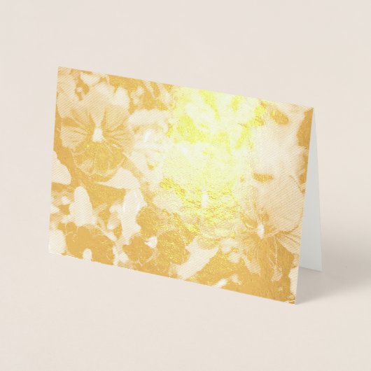 Paarse Pansy Get Well Kaart (Voorkant)