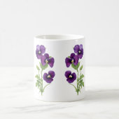 Paarse Pansy Koffiemok (Center)