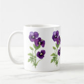 Paarse Pansy Koffiemok (Links)