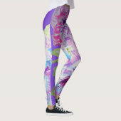 Paarse Pansy Leggings voor grote pansie (Rechts)