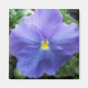 Paarse Pansy Magneet