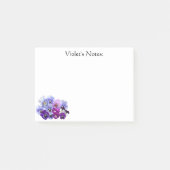 Paarse Pansy Post-it® notes 4 x 3 (Voorkant)