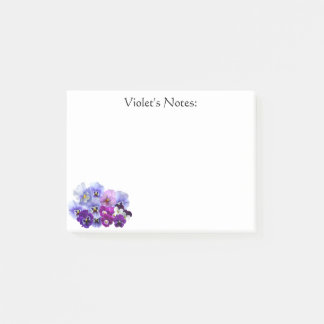 Paarse Pansy Post-it® notes 4 x 3