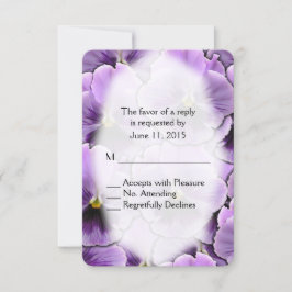 Paarse Pansy RSVP