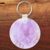 Paarse Pansy Sleutelhanger (Voorkant)