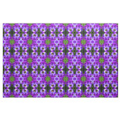 Paarse Pansy Stof (Yard (91,4 cm))
