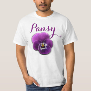 Paarse Pansy T-shirt